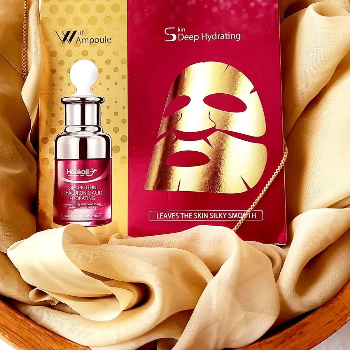 SET 2 MASCARILLAS FACIAL HIDRATANTE ACIDO HIALURONICO LAU - 1