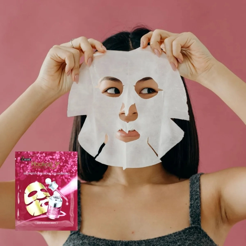 SET 2 MASCARILLAS FACIAL HIDRATANTE ACIDO HIALURONICO LAU - 4