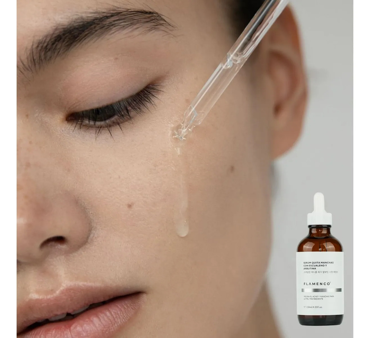 SERUM FACIAL DESPIGMENTANTE ANTIACNE ESCUALENO ARBUTINA LAU - 1
