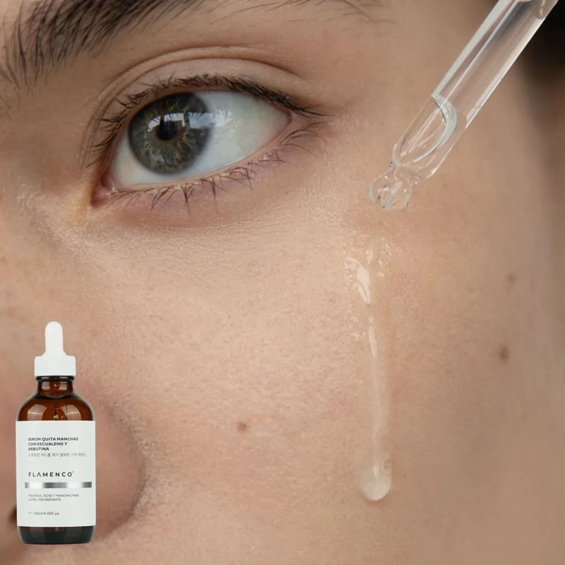 SERUM FACIAL DESPIGMENTANTE ANTIACNE ESCUALENO ARBUTINA LAU - 8