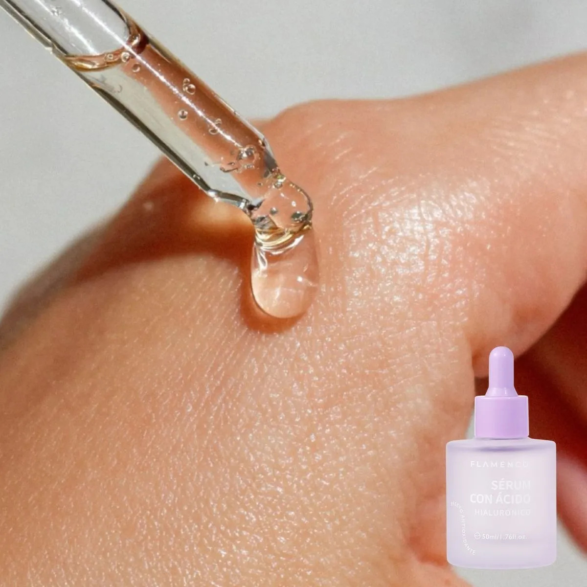 SERUM FACIAL DE ACIDO HIALURONICO HIDRATA REVITALIZA LAU - 1