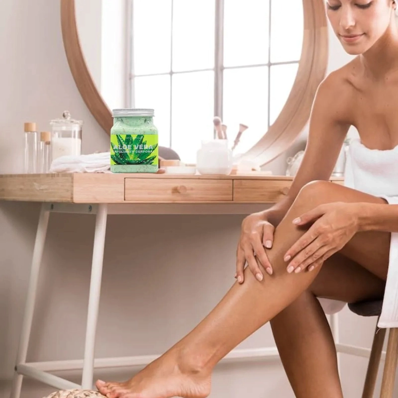 SET 2 EXFOLIANTES CORPORALES DE ALOE VERA PIEL SUAVE LAU - 2