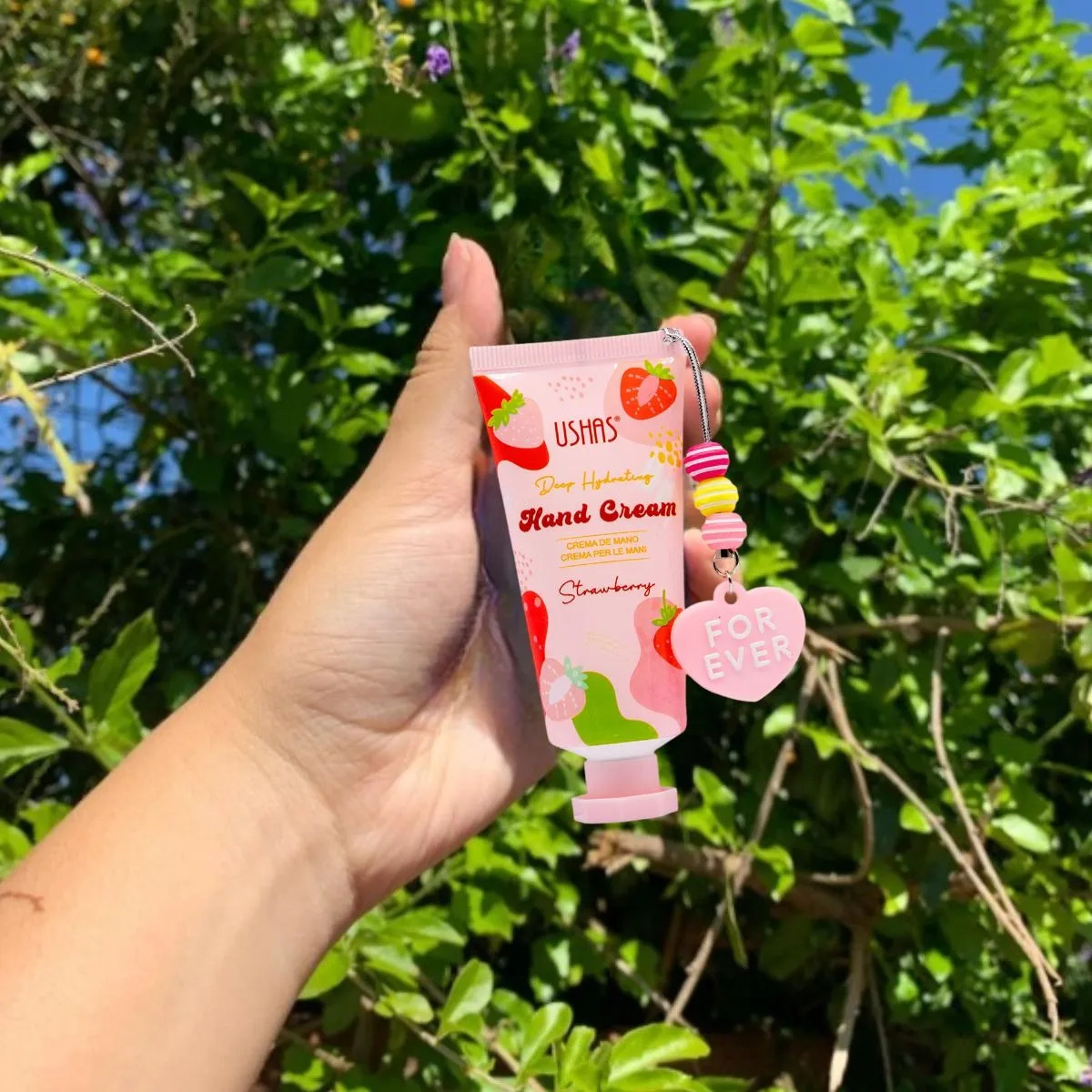 SET 3 CREMA DE MANOS FOR EVER STRAWBERRY HIDRATA LAU - 2