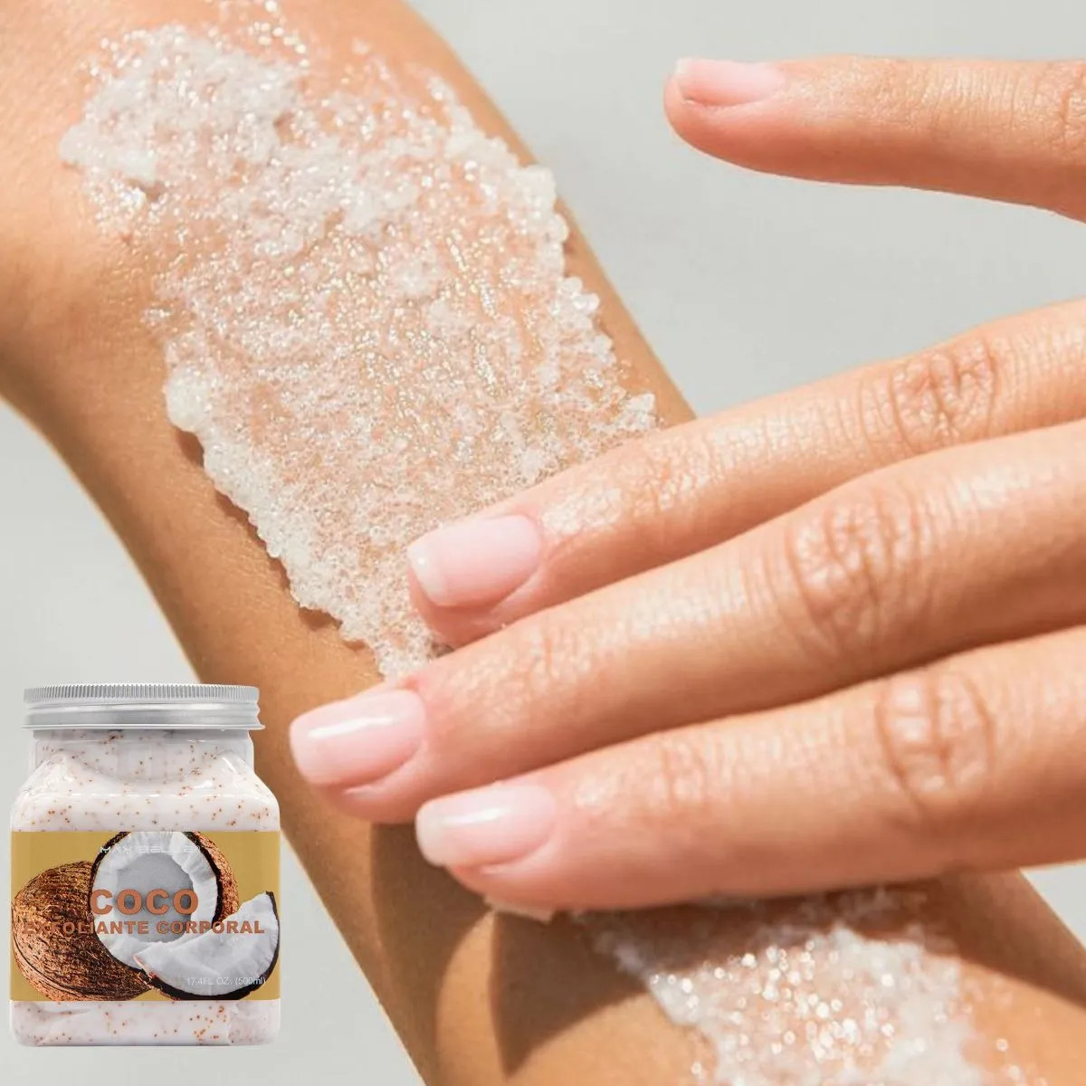 SET 2 EXFOLIANTES CORPORAL DE COCO REVITALIZA PIEL LAU - 5