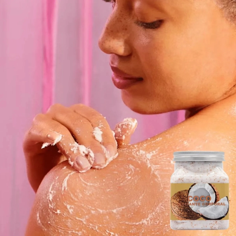 SET 2 EXFOLIANTES CORPORAL DE COCO REVITALIZA PIEL LAU - 7