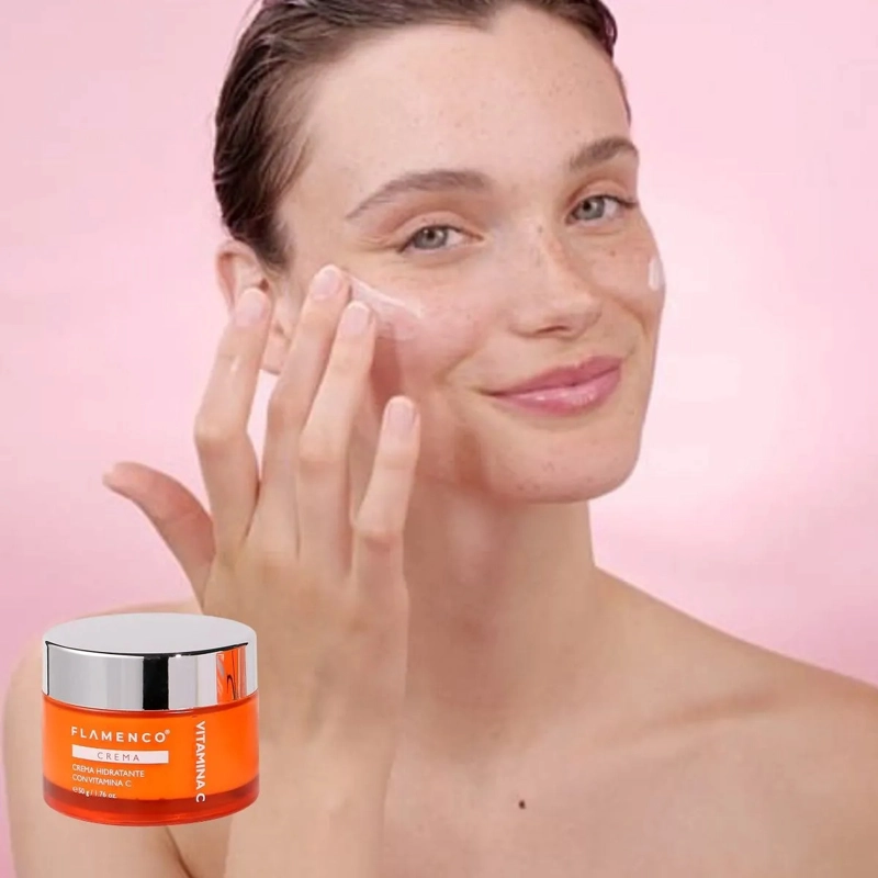 CREMA FACIAL HIDRATANTE VITAMINA C ILUMINADORA LAU - 5