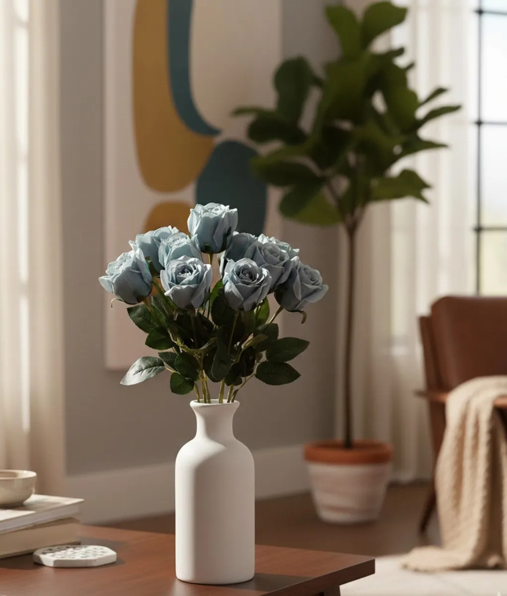 RAMO FLORAL ARTIFICIAL ADORNO ELEGANTE DECORATIVO JHN - 9