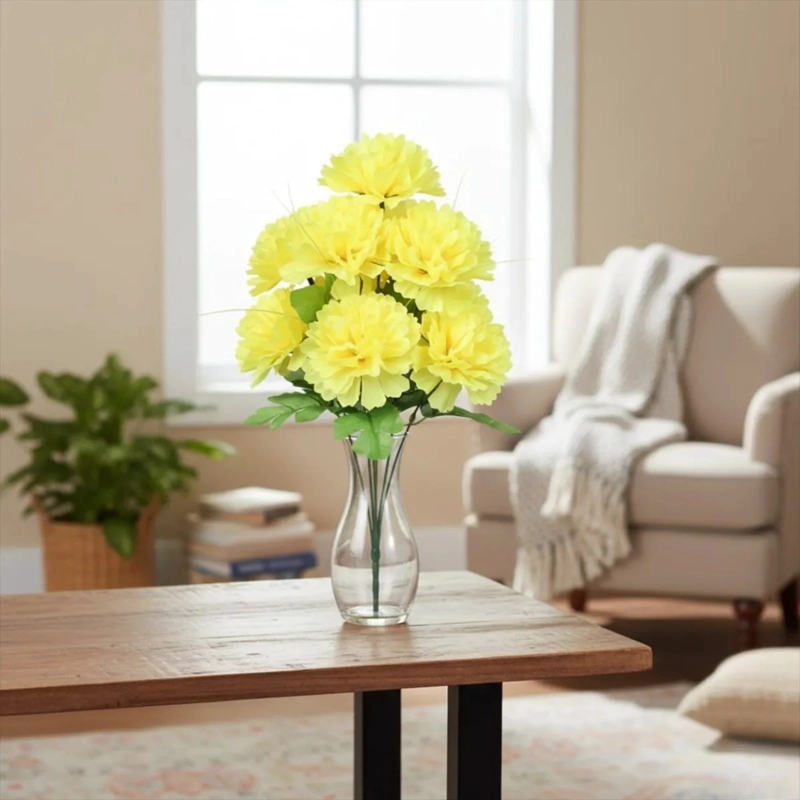 SET 3 RAMO FLORAL ARTIFICIAL DECORATIVO HOGAR ADORNO JHN - 2