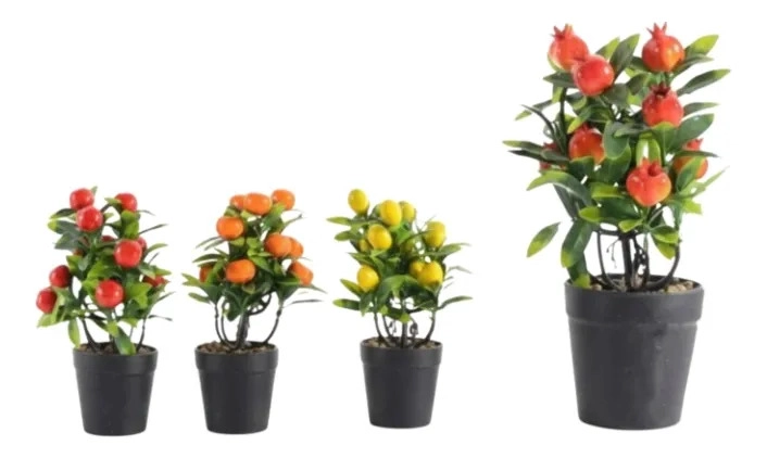 PLANTA ARTIFICIAL DISEÑO FRUTAL ESTILO ADORNO ORNAMENTAL JHN - 3