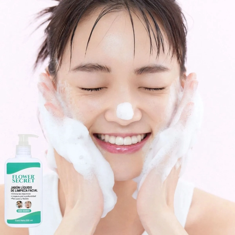 JABON LIQUIDO DE LIMPIEZA FACIAL UNISEX SEBOREGULADOR LAU - 4