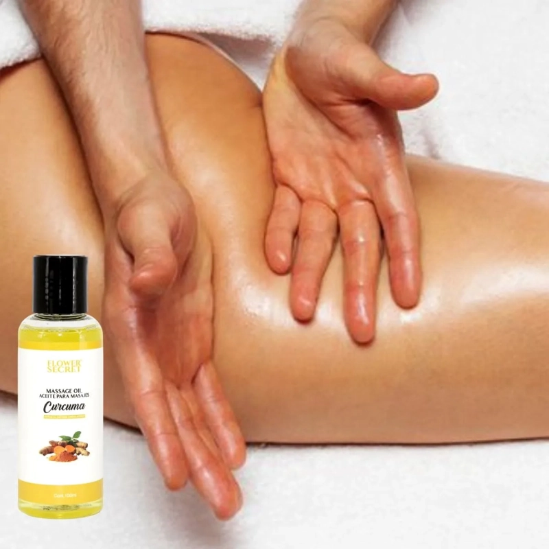SET 3 ACEITES PARA MASAJES DE CURCUMA 100 ML NUTRE CALMA LAU - 4