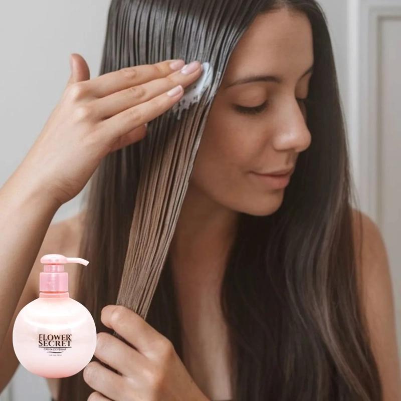 SET 6 CREMAS DE PEINAR COLOR ROSADO NUTRICION CABELLO LAU - 4