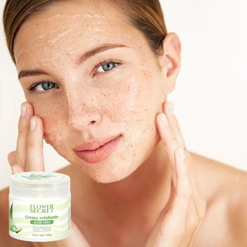 PAQ 12 CREMAS EXFOLIANTE FACIAL ALOE VERA LIMPIEZA LAU - 1