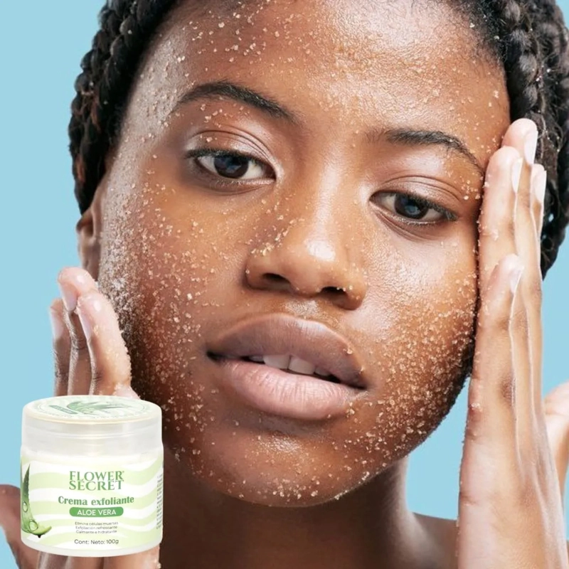 PAQ 12 CREMAS EXFOLIANTE FACIAL ALOE VERA LIMPIEZA LAU - 3