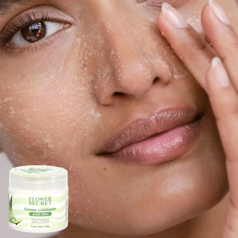 PAQ 12 CREMAS EXFOLIANTE FACIAL ALOE VERA LIMPIEZA LAU - 4