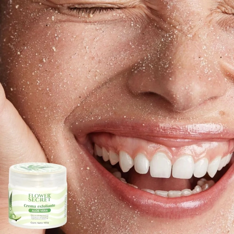 PAQ 12 CREMAS EXFOLIANTE FACIAL ALOE VERA LIMPIEZA LAU - 5