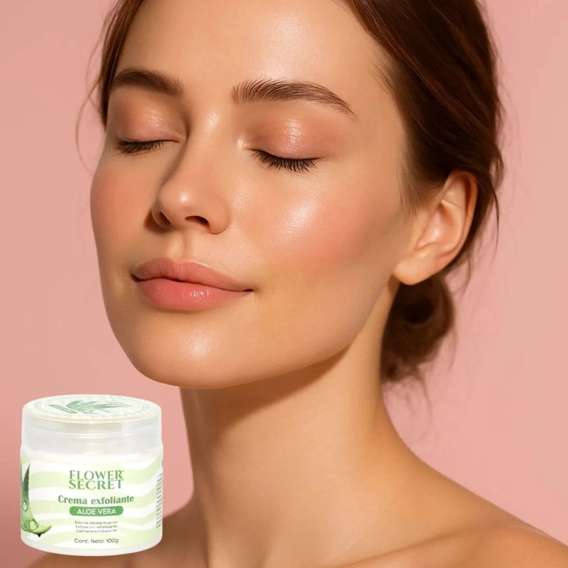 PAQ 12 CREMAS EXFOLIANTE FACIAL ALOE VERA LIMPIEZA LAU - 6