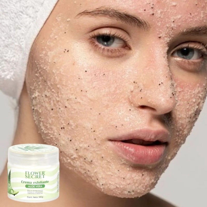 PAQ 12 CREMAS EXFOLIANTE FACIAL ALOE VERA LIMPIEZA LAU - 7