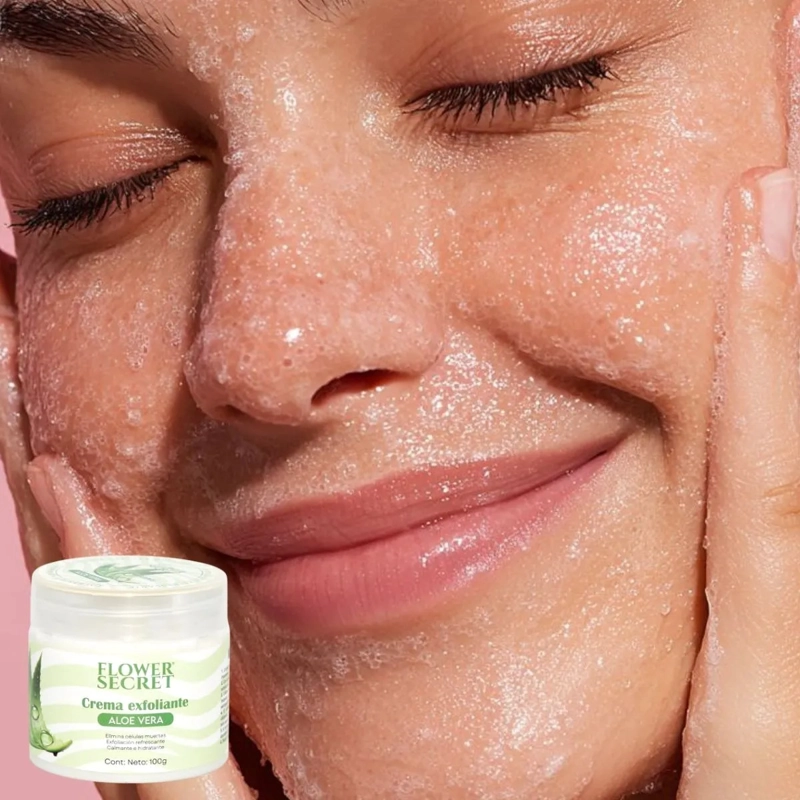 PAQ 12 CREMAS EXFOLIANTE FACIAL ALOE VERA LIMPIEZA LAU - 8