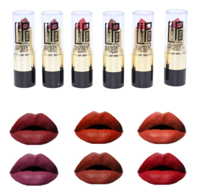 PAQ 24 LABIALES EN BARRA EFECTO MATE 12 TONOS ELEGANTE LAU - 4