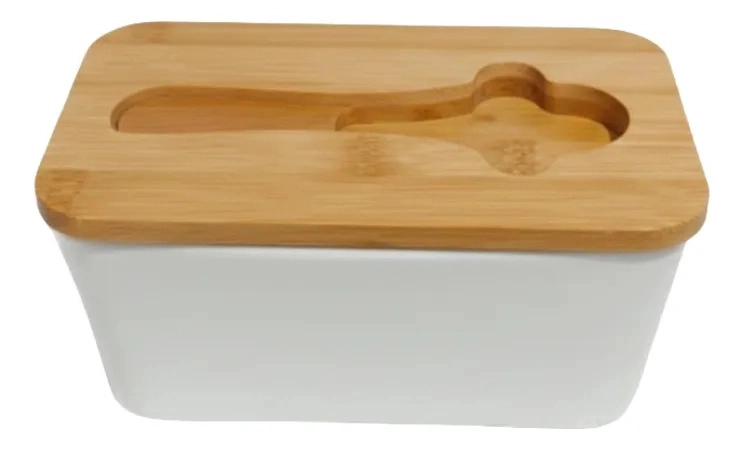 MANTEQUILLERA CONTENEDOR TAPA DISEÑO MODERNO COCINA JHN - 1