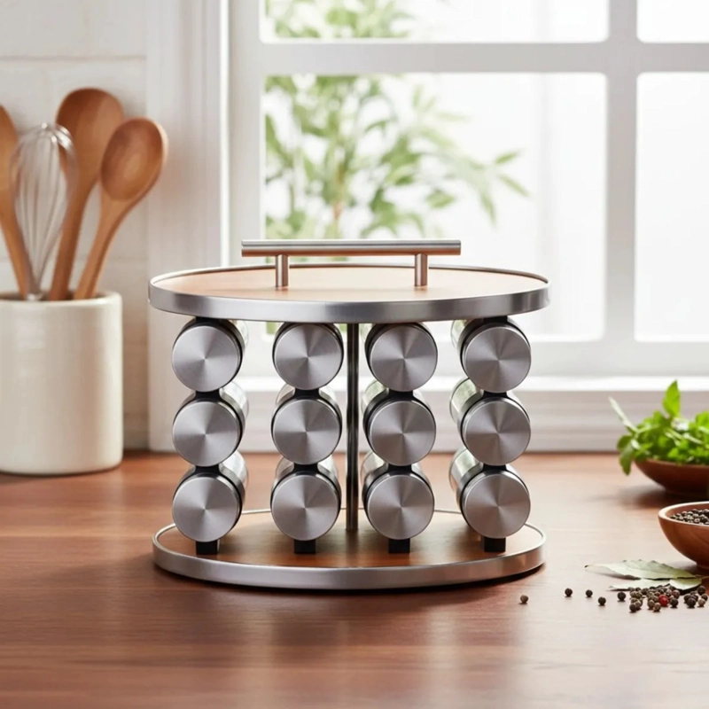 ESPECIERO GIRATORIO MODERNO FUNCIONAL ORGANIZADOR COCINA JHN - 10
