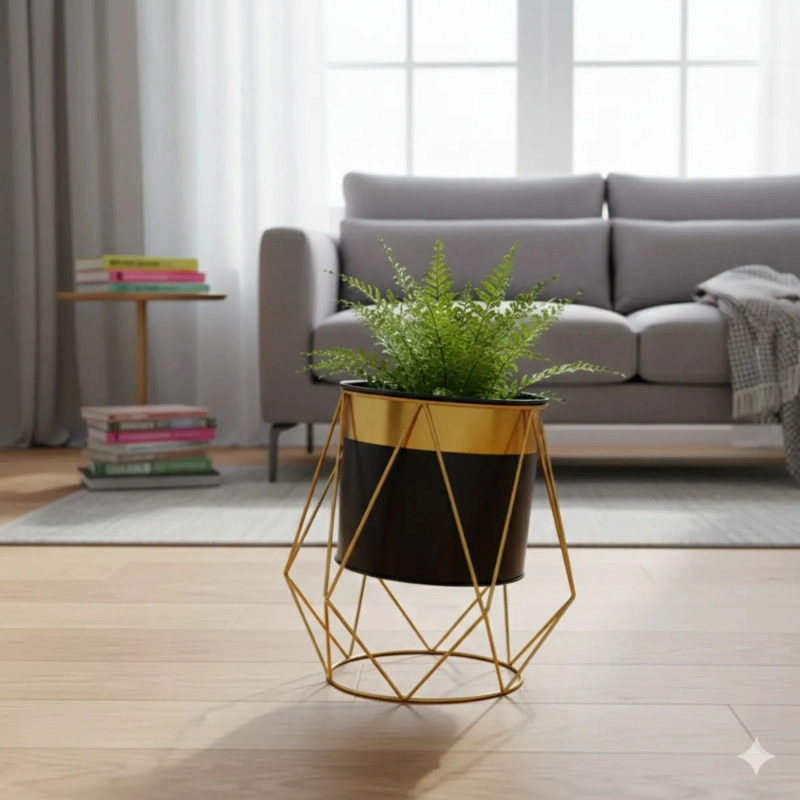 MACETERO DECORATIVO SOPORTE ESTILO NORDICO MODERNO JHN - 9