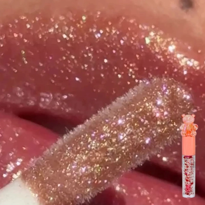 PACK 24 BRILLOS LABIALES AROMA FRUTAL GLITTER BELLEZA LAU - 3