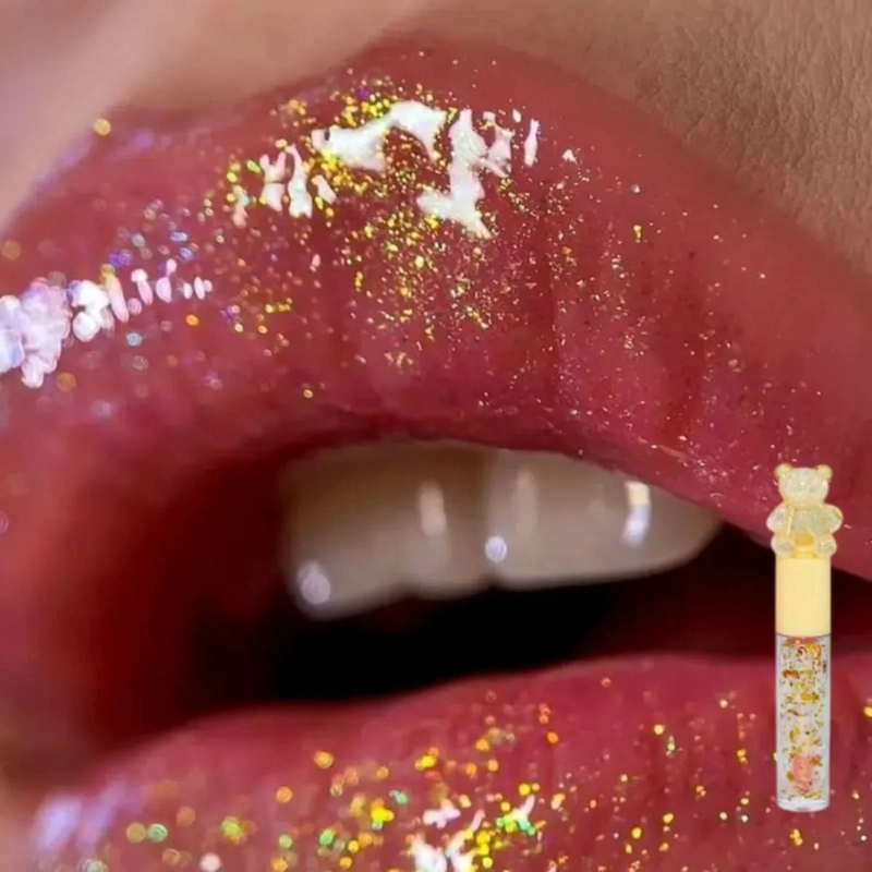 PACK 24 BRILLOS LABIALES AROMA FRUTAL GLITTER BELLEZA LAU - 4