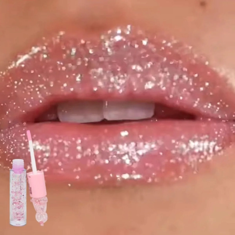 PACK 24 BRILLOS LABIALES AROMA FRUTAL GLITTER BELLEZA LAU - 9
