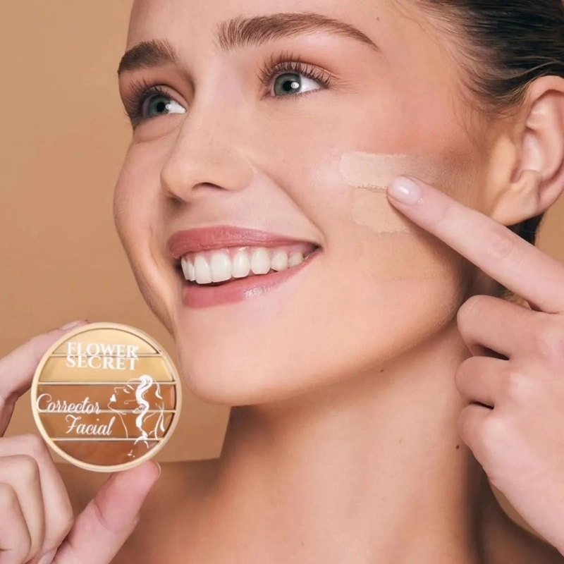 SET 4 CORRECTORES FACIAL IMPERFFECIONES MAQUILLAJE LAU - 6