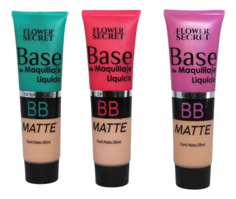 PACK 24 BASES DE MAQUILLAJE BB CREAM MATTE LIGERA LAU - 2