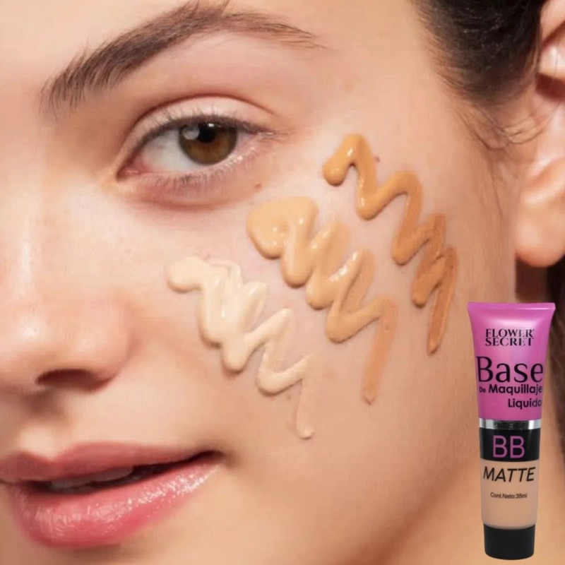 PACK 24 BASES DE MAQUILLAJE BB CREAM MATTE LIGERA LAU - 4