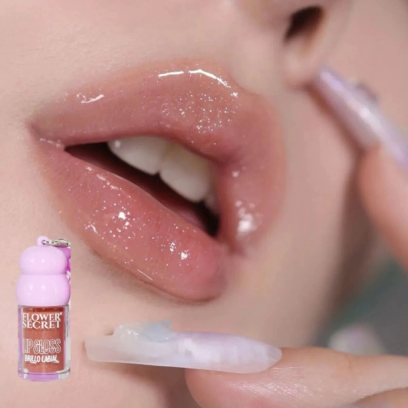 PACK 24 BRILLOS LABIALES NUDE PERLADO COLGANTE BELLEZA LAU - 9