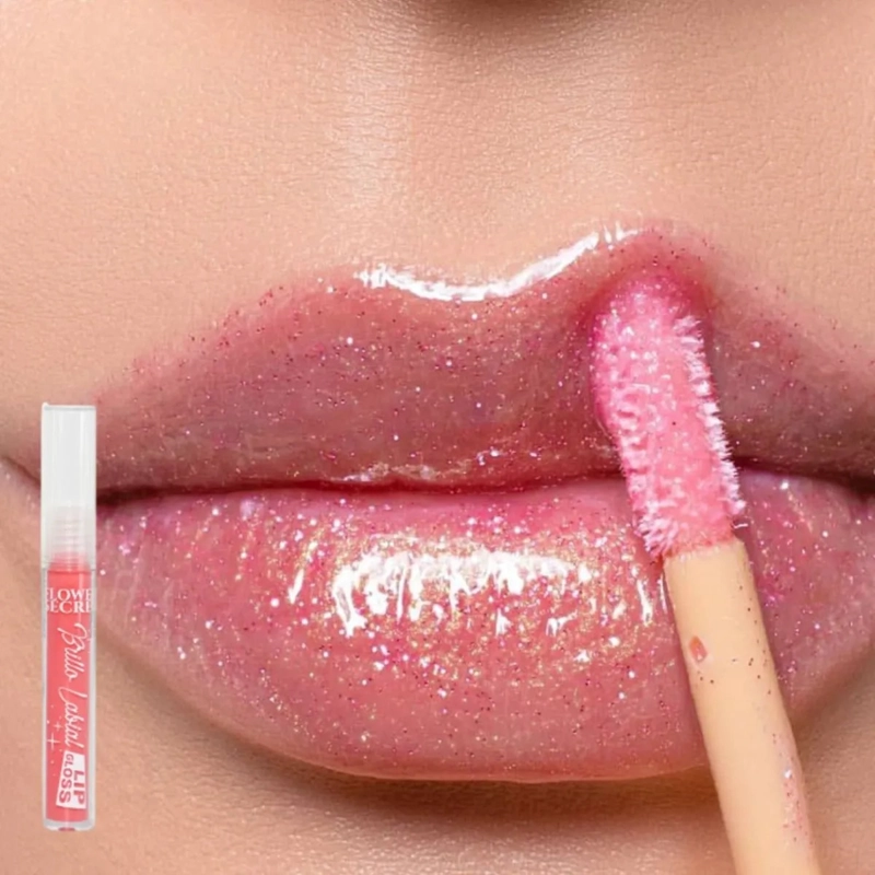 PACK 24 BRILLOS LABIALES GLITTER AROMA CHOCOLATE BELLEZA LAU - 6