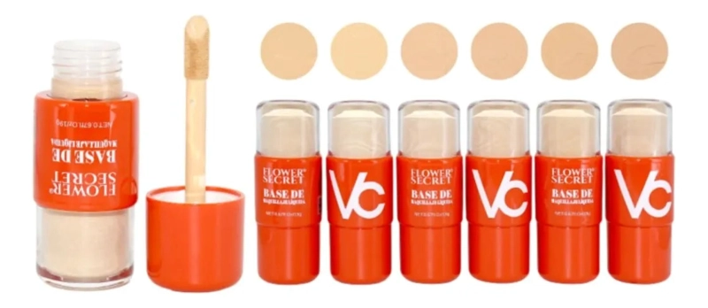 PACK 24 BASES D MAQUILLAJE IMPERFECCIONES LIGERA BELLEZA LAU - 2