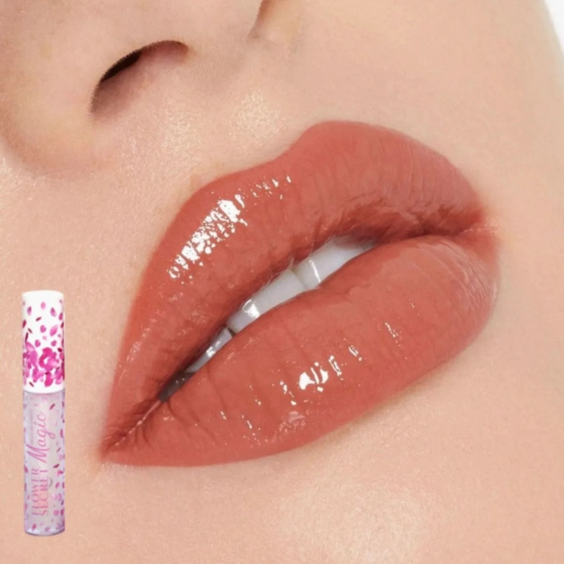 PACK 24 BRILLOS LABIALES MAGICO DISEÑO PETALOS LIP GLOSS LAU - 3