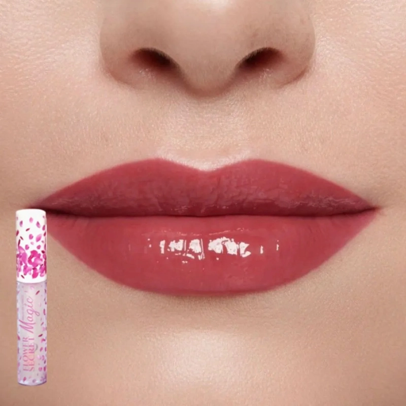 PACK 24 BRILLOS LABIALES MAGICO DISEÑO PETALOS LIP GLOSS LAU - 9