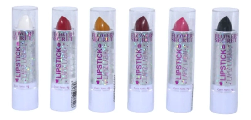 SET 5 LABIALES MATE COLORES FANTASIA LARGA DURACION ALJ - 2