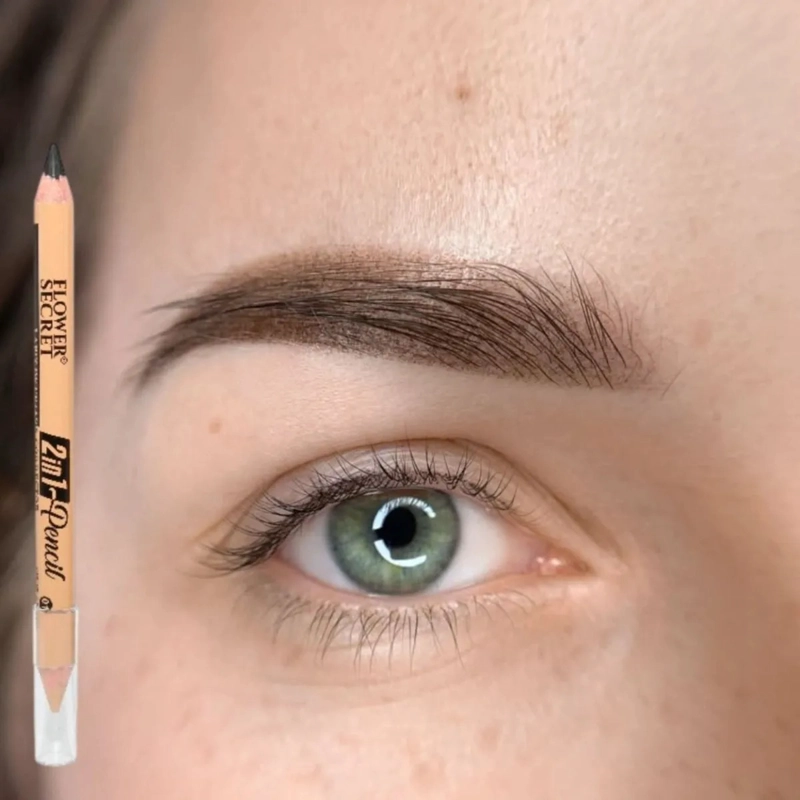 SET 6 LAPICES CEJAS CORRECTOR DUAL EFECTO MICROBLADING ALJ - 8