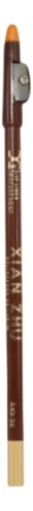 PAQ 12 LAPICES DELINEADORES LABIALES CAFE  SACAPUNTAS ALJ - 1