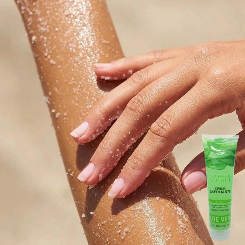 SET 2 CREMAS EXFOLIANTES CORPORAL ALOE VERA LIMPIEZA LAU - 1