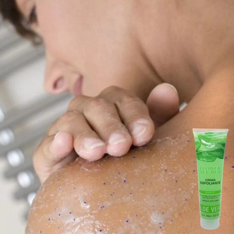 SET 2 CREMAS EXFOLIANTES CORPORAL ALOE VERA LIMPIEZA LAU - 7