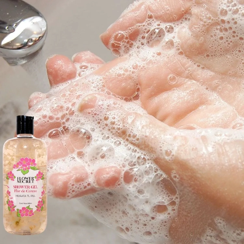 SET 4 GEL DE DUCHA FLOR DE CEREZO HIDRATA TU PIEL LAU - 1