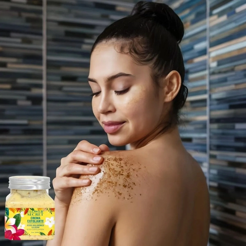 SET 2 CREMA EXFOLIANTE CORPORAL COLAGENO AC. HIALURONICO LAU - 7