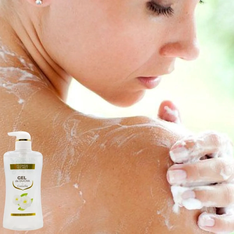 SET 2 GEL DE DUCHA AROMA CAMELIA HIDRATA NUTRE BAÑO SPA LAU - 5