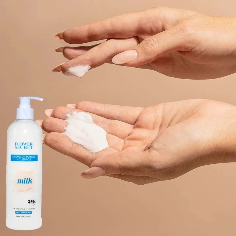 SET 2 CREMAS HIDRATANTE CUERPO Y MANOS MILK SUAVE AROMA LAU - 2