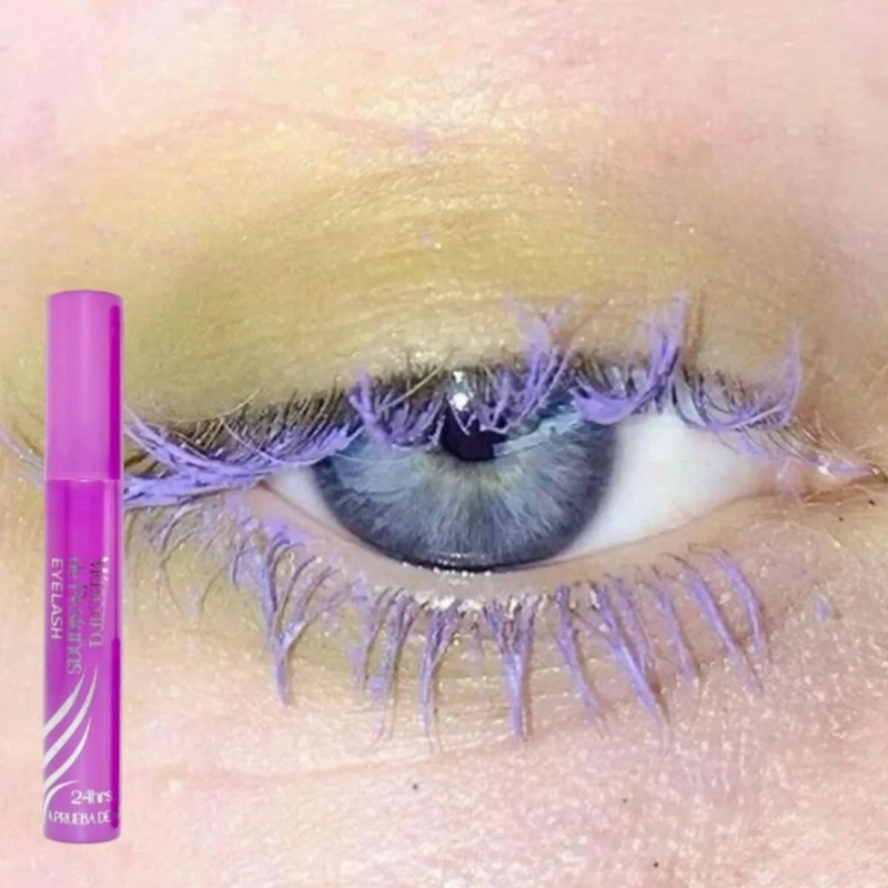 PAQ 24 MASCARAS PESTAÑAS MORADO PRUEBA AGUA VOLUMEN 24H ALJ - 7