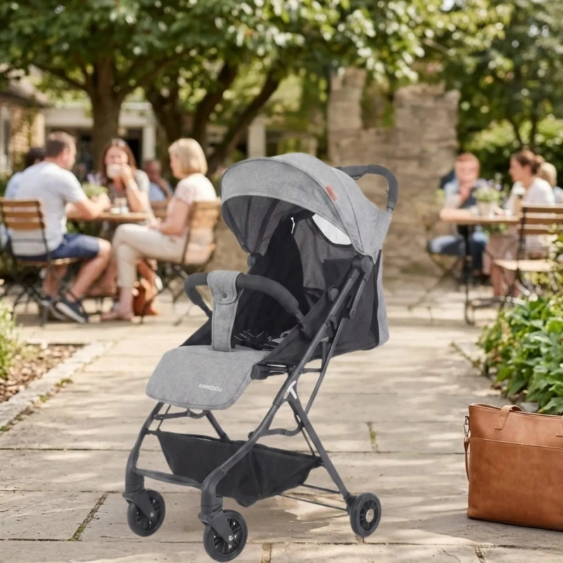 COCHECITO BEBE  PASEO LIGERO RECLINABLE PLEGADO COMPACTO ALJ - 4