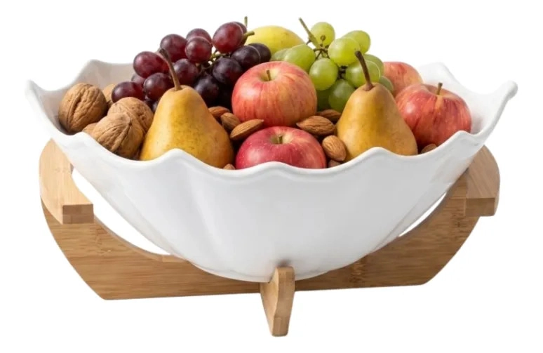 CENTRO MESA BOL ORGANICO SOPORTE MODERNO ELEGANTE ALJ - 2